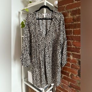 H&M Neutral Babydoll Dress